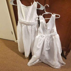 Two Flower Girl/Communion Dresses